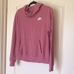 Nike hoodie dusty rose color size M